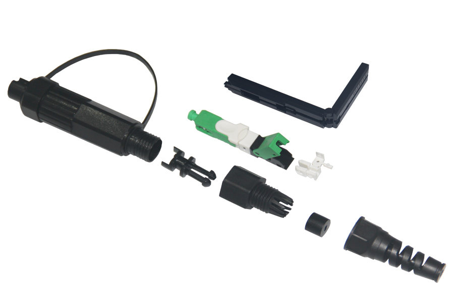 IP68 FastConnect SC / APC Field Assembly Optical Connector