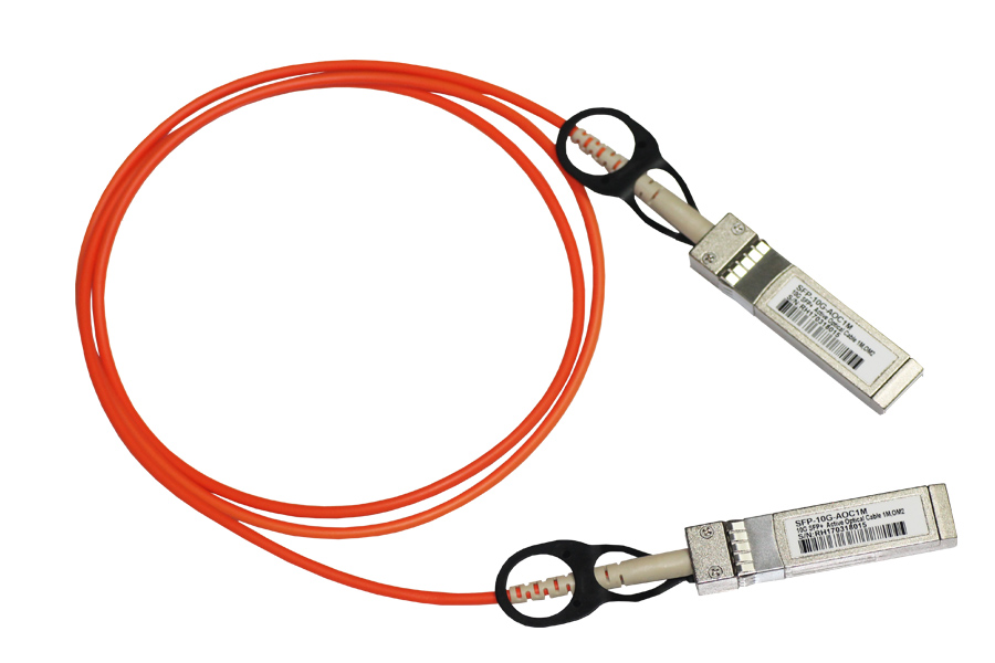 1~100m 25Gbps 850nm Multimode OM2 SFP28 Active Optical Cable