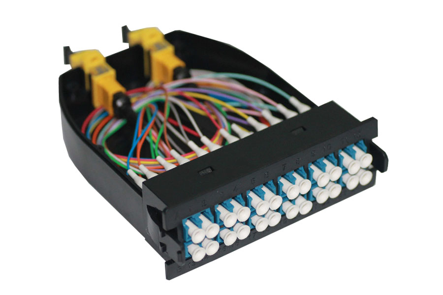 12/24F MTP to LC OS2 Fiber Optic Cassette Module