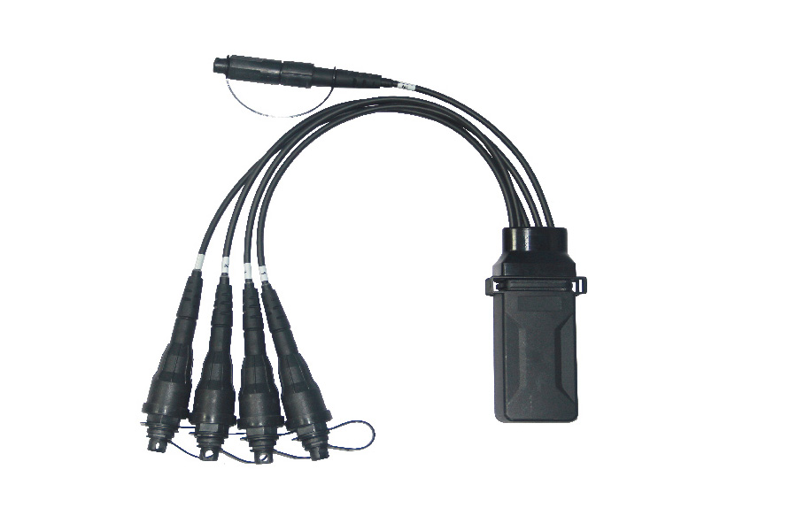 1×4 FST Fiber Squid Splitters MINI Terminal Male to Female