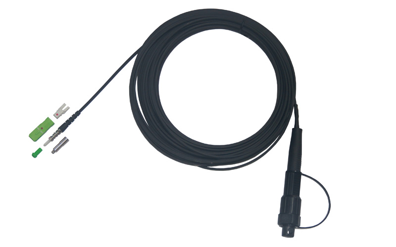 Pullable Pre-connectorized, MINI (SC) - Bullet SC/APC - 2x5.0MM FTTH Drop Cable