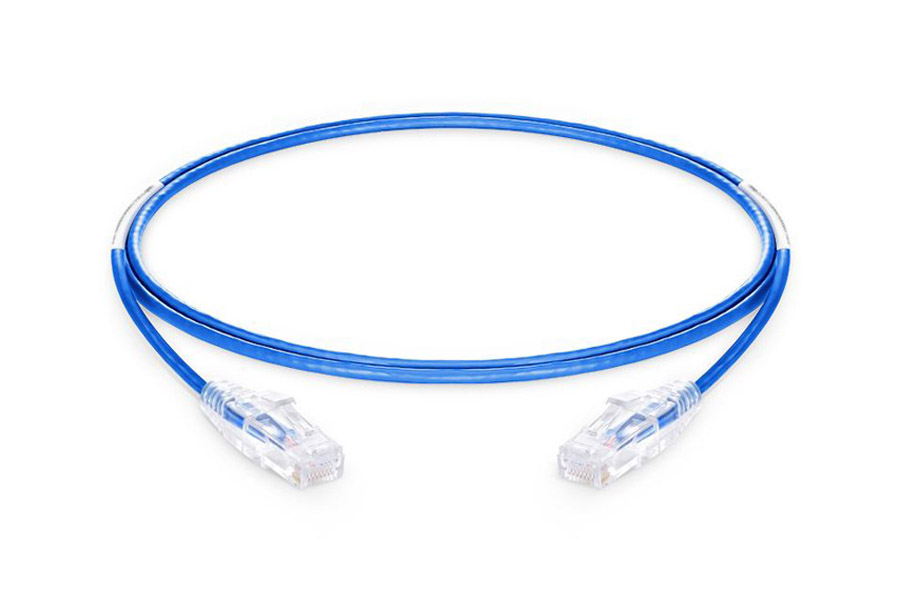 Cat6 28AWG Snagless Unshielded (UTP) PVC CM Slim Ethernet Network Patch Cable