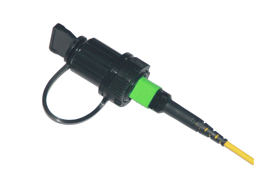 FTTH IP67 FastConnect 12FO MPO Hardened Fiber Optic Adapter