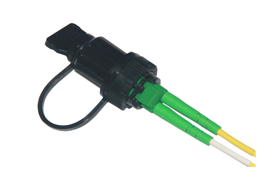 FTTH IP67 FastConnect 2FO LC Hardened Fiber Optic Adapter