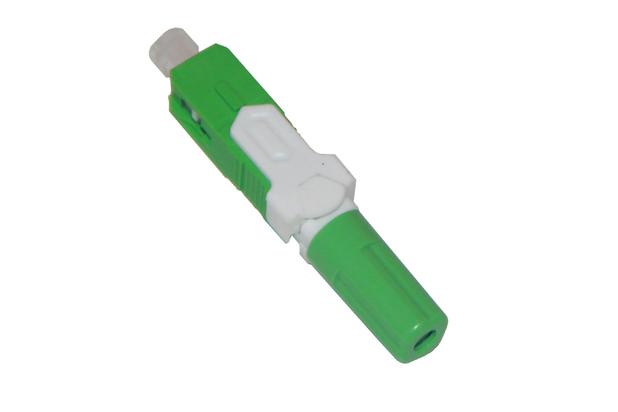 FAOC Indoor 3.0mm Round Drop Cable SC/APC Fiber Field Assembly Optical Connector