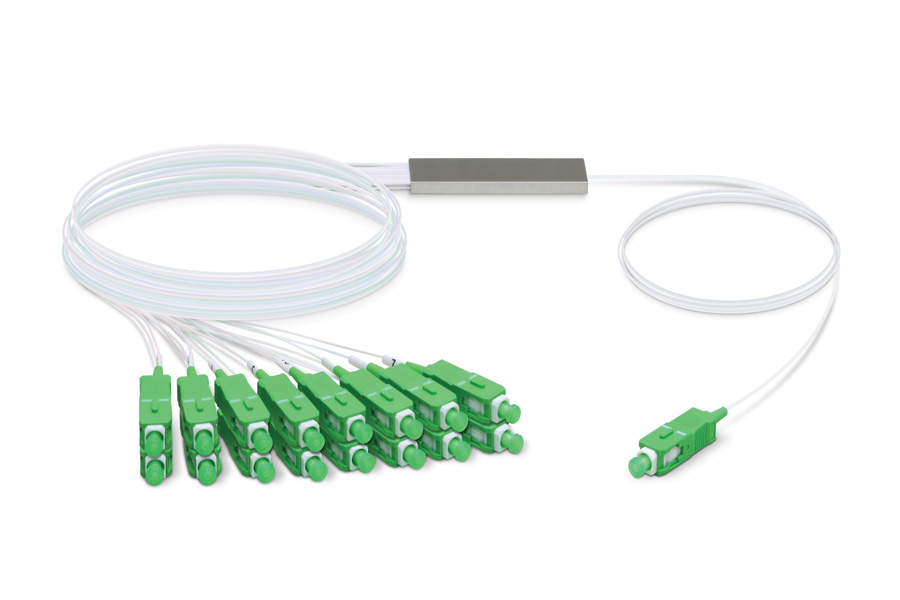 1x16 SC/APC Mini Fiber Optical Blockless Steel Tube PLC Splitter