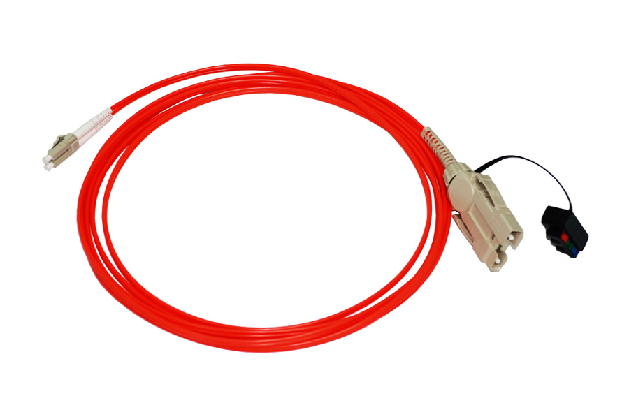 3.0mm FDDI LC Fiber Optical Patch Cable OM1 62.5/125um LSZH Jacket