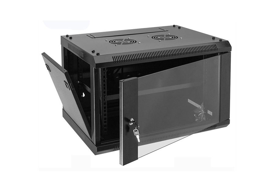 12U Wall / Floor Mounted Network Cabinets Patch Panel