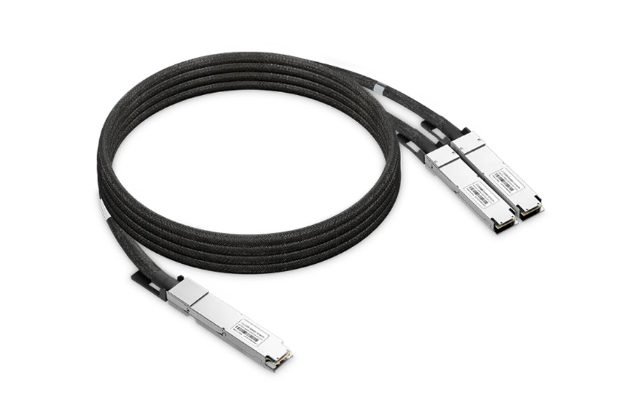 Twin-port 2x800Gb/s OSFP224 IHS/Closed Finned Top to 2x800Gb/s OSFP224 RHS/ Flat Top InfiniBand XDR Active Copper Splitter Cable