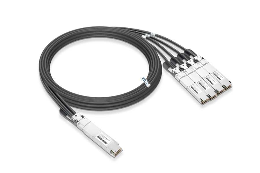 Twin-port 2 x 800Gb/s OSFP224 IHS/Closed Finned Top to 4 x 400Gb/s OSFP224 RHS/Flat Top InfiniBand XDR Active Copper Splitter Cable