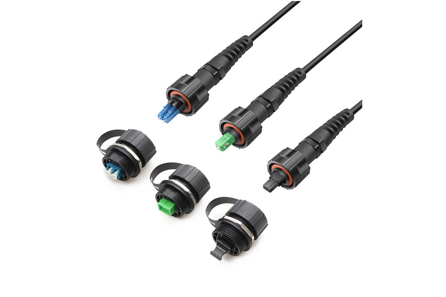 Outside Plant Non-Armored IP67 Rated ODVA Series Fiber Optical Cable Assemblies
