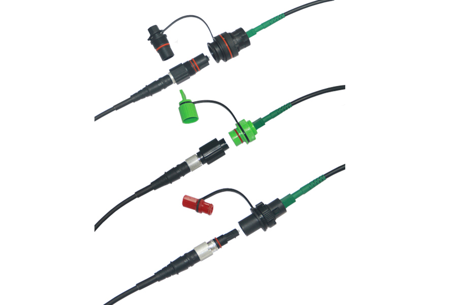 Outdoor 3 IN 1 Preconnectorized Fiber Optical Assembly Cables (OptiTap, FastConnect, Slim)