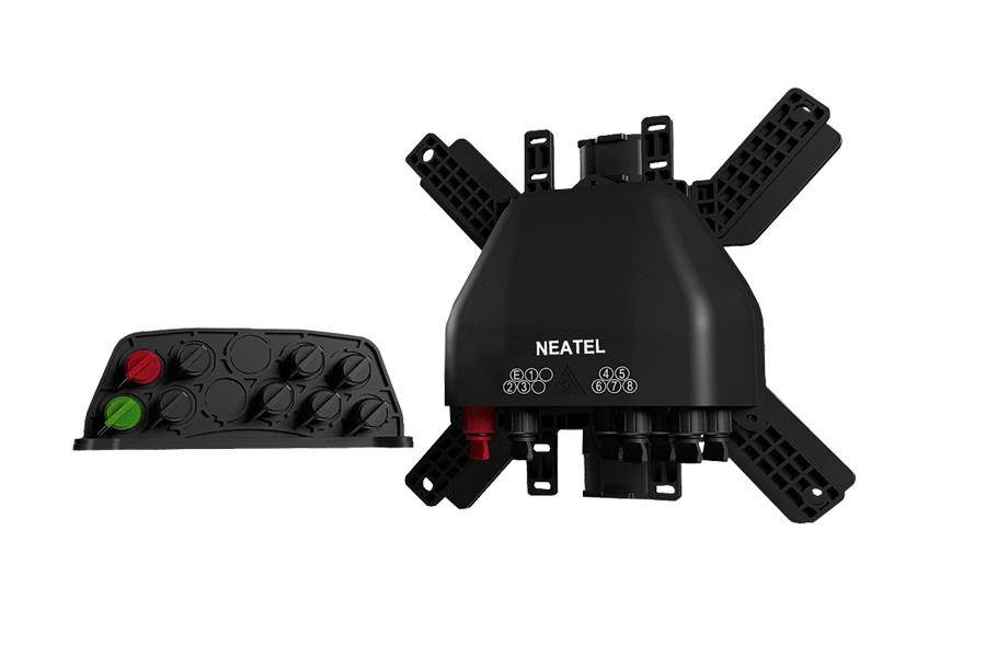 Outdoor IP68 10 Ports Pre-connectorized 1x9 Un-balanced FastConnect Fiber Access Terminals NAP Boxes