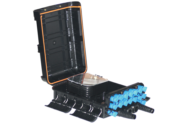 FTTx Preconnectorized Outdoor IP68 Waterproof 2 in 2 out 18 Cores Fiber Optic Hub Box Access Terminals
