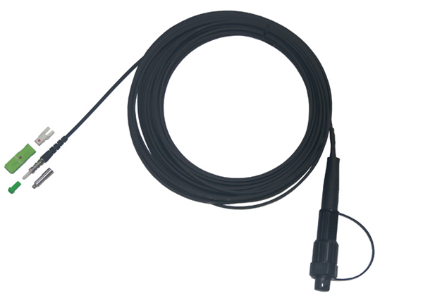 Pullable Pre-connectorized, MINI (SC) - Bullet SC/APC - 2x5.0MM FTTH Drop Cable