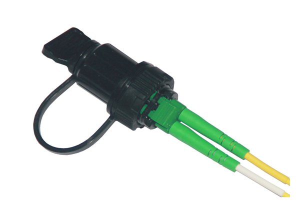 FTTH IP67 FastConnect 2FO LC Hardened Fiber Optic Adapter