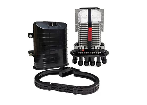 144 Cores IP68 Fiber Optical Dome Splice Closure, 2 Inlet 8 Outlet, Mechanical Sealed