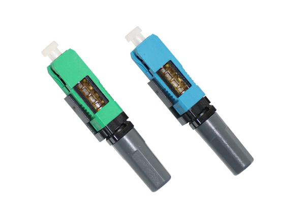 Indoor SC 3.0mm Universial Field-Installable Fiber Assembly Optical Connector for Round Drop Cable