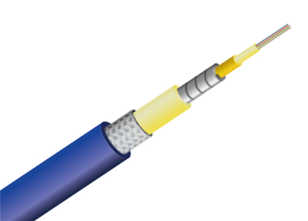 12FO Indoor Distribution Fiber Optical Armored Cable