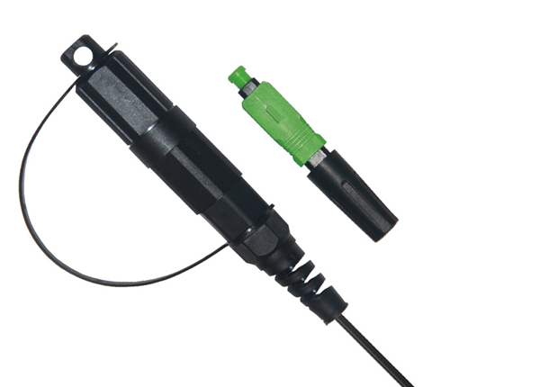 Outdoor IP68 CORNING OptiTap SC/APC Fiber Field Assembly Optical Connector