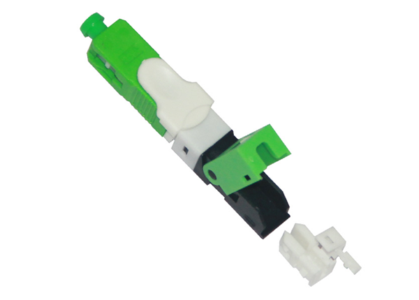 2x5mm Factory Polished SC/APC Quick Fiber Optical Field Assembly Connector