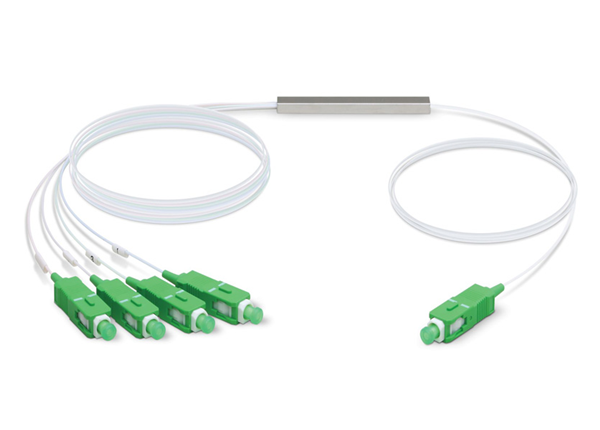 1x4 SC/APC Mini Fiber Optical Blockless Steel Tube PLC Splitter