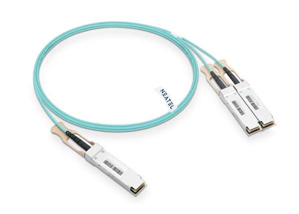 Breakout AOC 1m (3ft) Ethernet 200GbE to 2 x 100GbE QSFP56 to Active Optical Splitter Cable