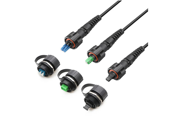 Outside Plant Non-Armored IP67 Rated ODVA Series Fiber Optical Cable Assemblies