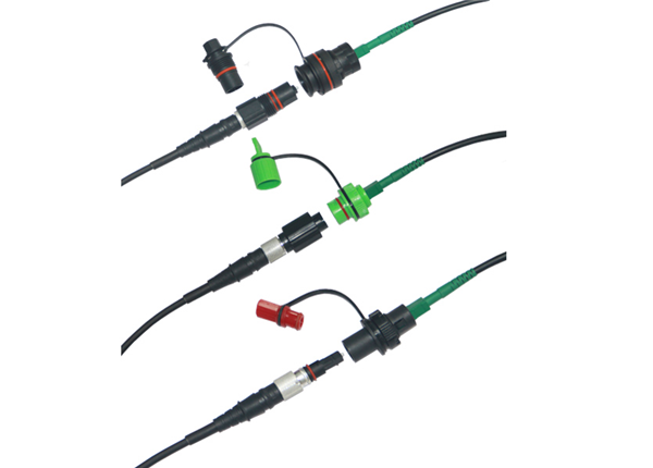 Outdoor 3 IN 1 Preconnectorized Fiber Optical Assembly Cables (OptiTap, FastConnect, Slim)